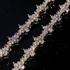 Iced Out Cross Tennis Bracelet Stainless Steel