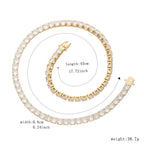 Fashionable Exquisite 6mm Bracelet and Necklace Set Design Anniversary Gift