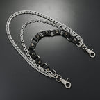 Punk style multi-layer spiky jeans chain Hip hop hip hop waist chain