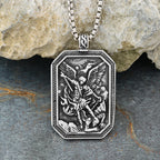 Archangel Protection Pendant — Stainless