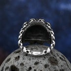 Cool Punk Domineering 316L Stainless Steel Heavy Sugar Skull Ring Mens Punk Rock Biker Jewelry Christmas Creativity Gift