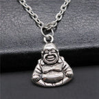 Vintage Chief Pharaoh Necklace On The Neck 43Cm Chain Girl Jewellery Beach Art Supplies
