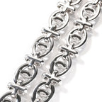 7"-22" Hip Hop 5A+ CZ Stone Paved Bling Iced Out 18mm wide Fatima Eye Cross Link Chain Bracelet for Men Rapper Jewelry