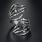 New Design Skull Crow Skull Ring Woodpecker Bird Men's Ring Punk Stylish Jewelry