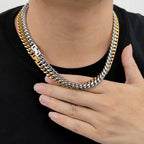 Stainless Steel Cuban Chain Necklace Miami