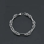 Byzantine Chain Bracelet — Simple Aesthetic, 316L Stainless Steel