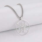Lion King Crown Box Chain Pendant — Stainless Steel