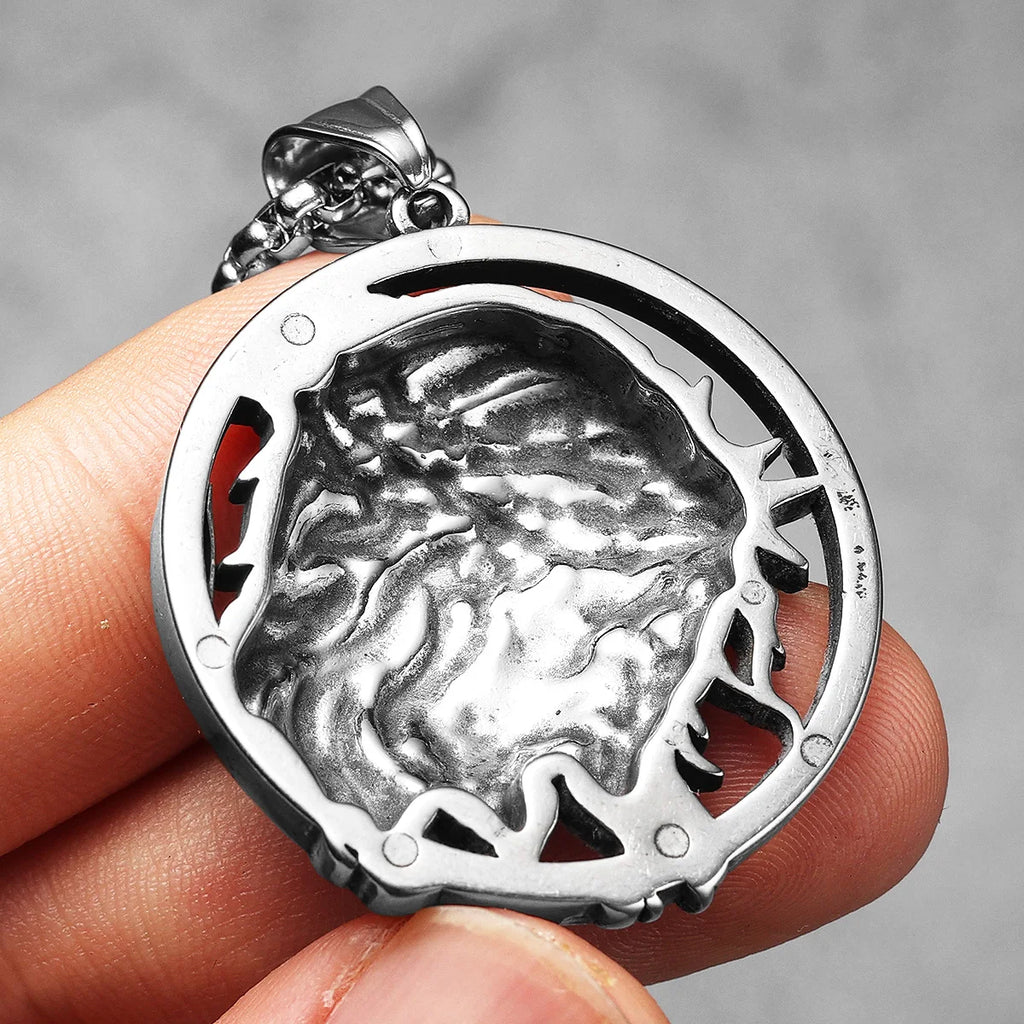 Crown of Thorns Pendant — Stainless Steel