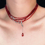Iced Out Snake Pendant Necklace