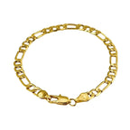 Gold-Tone Boss Chain Bracelet — 5-7mm Width, 20cm
