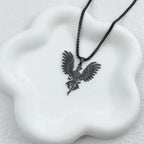 Cheap electroplated stainless steel phoenix pendant necklace, Thanksgiving, Christmas, and New Year gifts