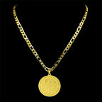 Jesus Saint Christopher Pendant Necklace — Stainless Steel