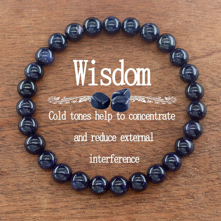 Multi-Color Bead Bracelet with Adjustable Length