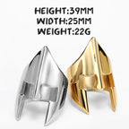 Spartan Helmet Ring — Stainless Steel