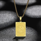 Zodiac Sign Capricorn Pendant Necklace for Women Men 12 Constellation Jewelry Choker Charm Chain Birthday Gift Female Collar