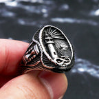 Viking Lighthouse Ring — Stainless Steel
