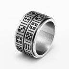 Fidget Sieve Ring — Stainless Steel