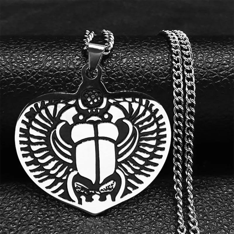 Eye of Horus Ankh Pendant — Stainless