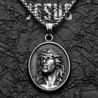 Jesus Avatar Pendant Necklace Stainless Steel