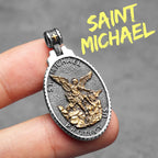 Archangel Michael Pendant — Stainless Steel
