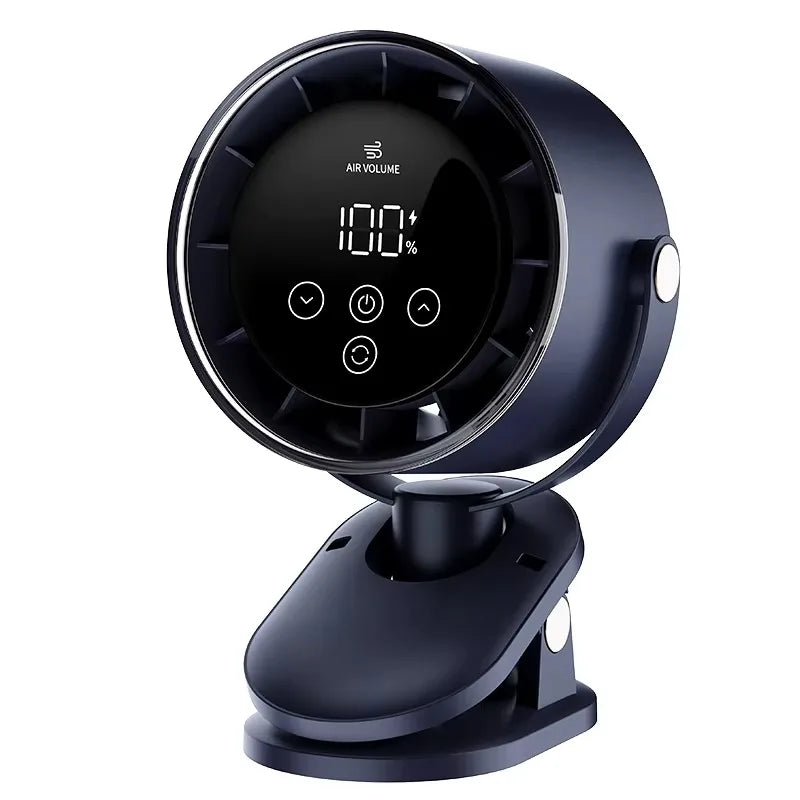Portable USB Rechargeable Table Fan Summer Clip Celling Fans 4000mAh 100 Speeds Office Outdoor Bedroom Electric Desktop