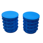 Ice Cube Mold 2 in 1 Ice Trays Large Silicone Ice Bucket Portable Frozen Drink Maker for Whiskey Beer Kitchen Tools