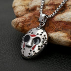 Jason Mask Pendant — Stainless Steel