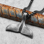 Whale Stainless Steel Pendant Necklace