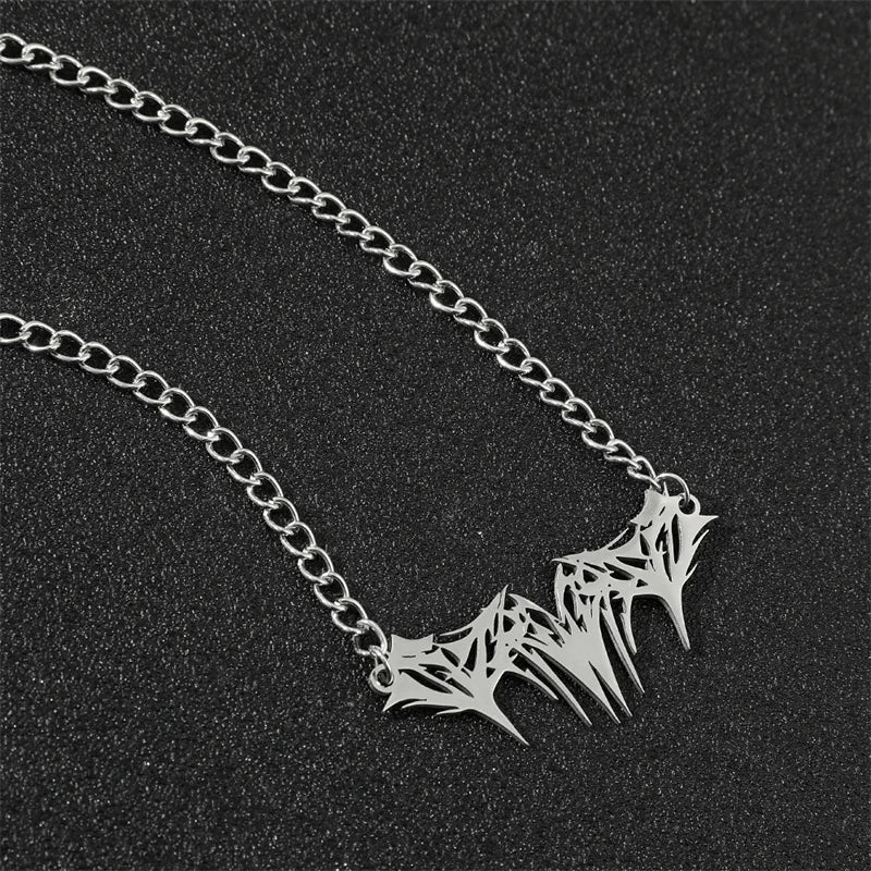Spider Stainless Steel Pendant Necklace