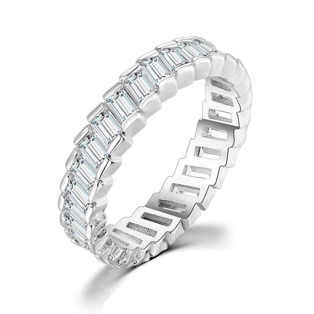 Iced Out Cuban Tennis Ring — Stainless
