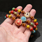 Rope Ceramic Bead Bracelet — Stainless Steel