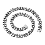 Cuban Link Chain Necklace — Stainless Steel 10mm 22"