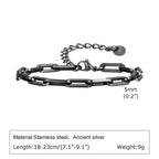 Byzantine Chain Bracelet — Stainless Steel