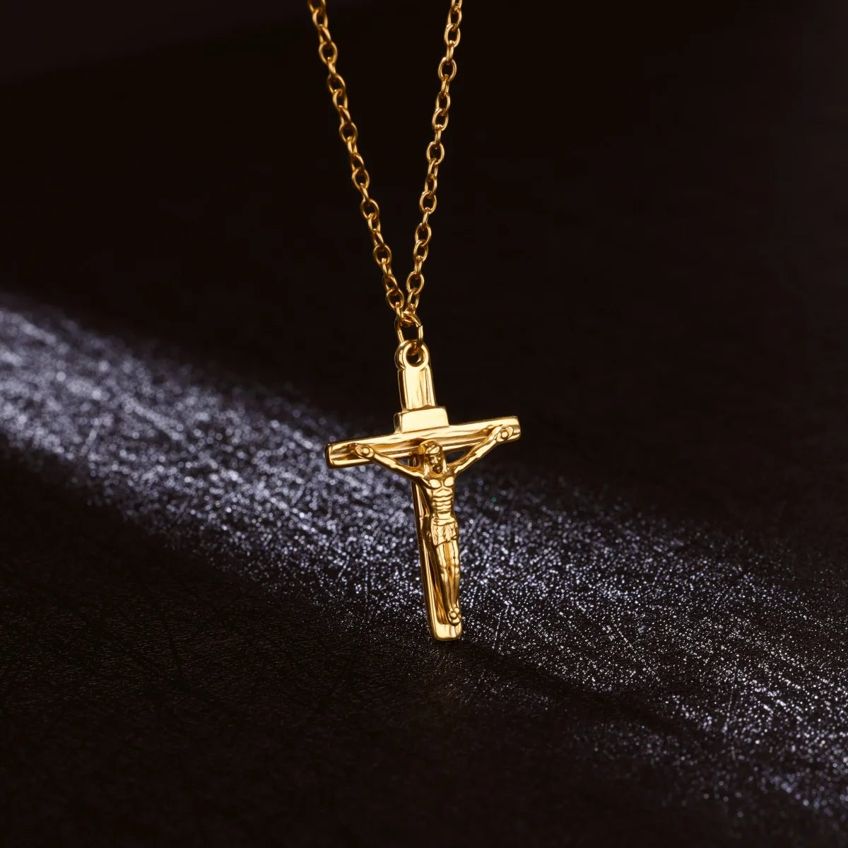 Vintage Ankh Cross Pendant Necklace — Stainless Steel