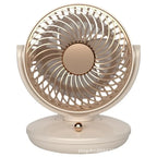 Desktop Rechargeable Fan Small Portable Air Conditioning Appliances Auto Rotation Ventilador 3-speed Wind Silent for