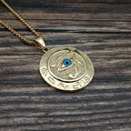 Eye of Horus Pendant Necklace — Zinc Alloy
