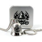 Moto Bell Steel Pendant Punk 316L Guardian