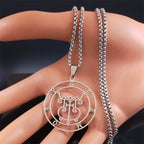 Gremory Sigil Silver Necklace — Stainless Steel