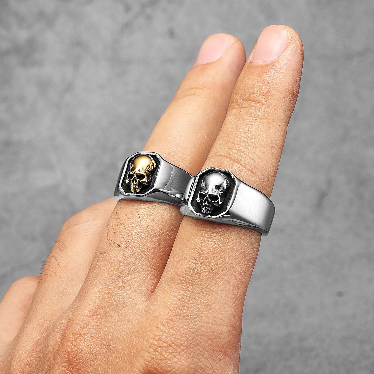 Skull Ring — Stainless Steel