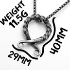 Troll Cross Ancient Amulets Men Necklaces Stainless Steel Pendant Chain Women Punk Fashion Jewelry Accessories Gifts