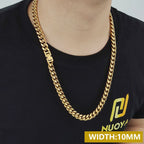 Stainless Steel Cuban Chain Necklace Miami