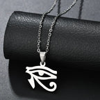 Eye of Horus Pendant Necklace — Zinc Alloy