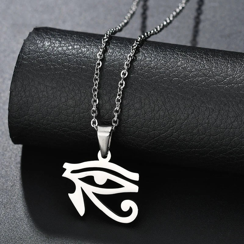 Eye of Horus Pendant Necklace — Zinc Alloy