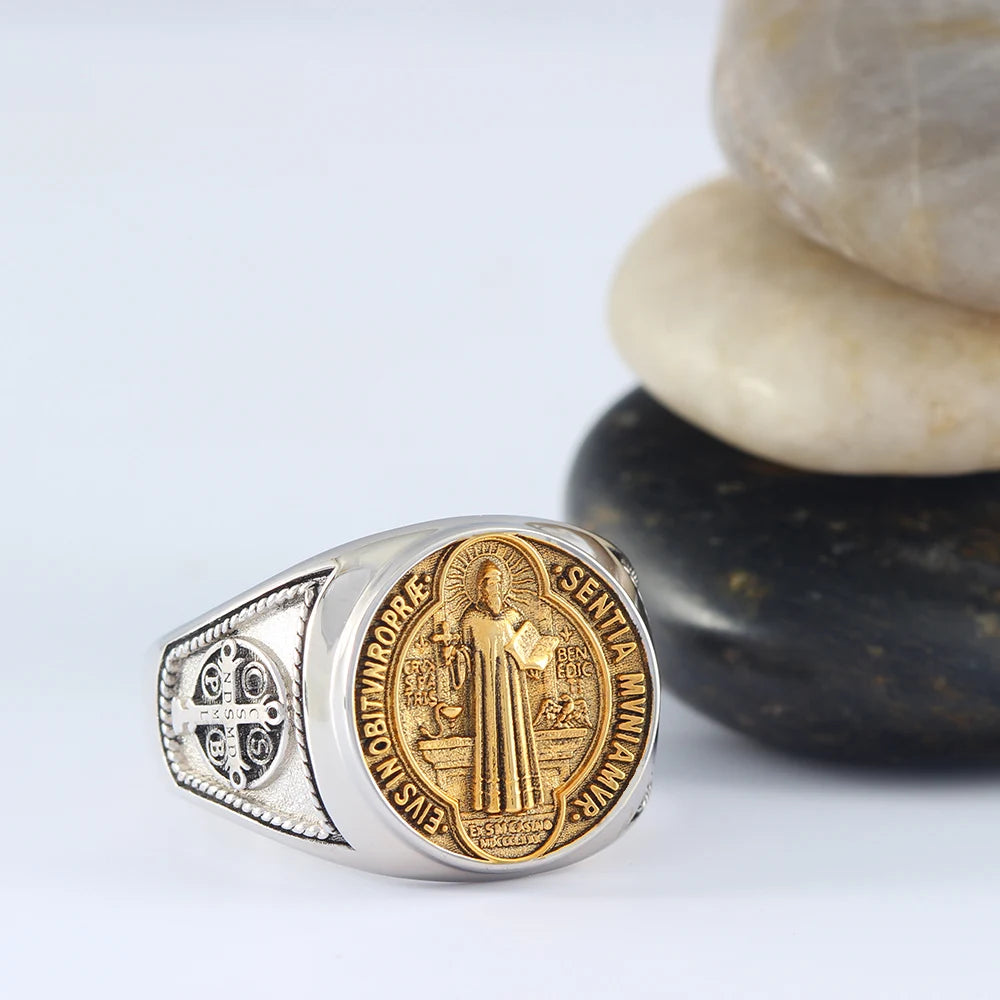 St. Benedict Talisman Ring — 925 Silver
