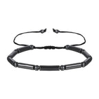 New Arrow Hematite Elastic Bracelet Men Jewelry Armband Heren Fashion Beaded Yoga Bracelet Women Bileklik