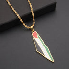 Palestine Flag Steel Pendant Series Palestinian