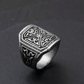 Dark Halloween Biker Ring — Stainless Steel Band