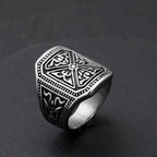 Dark Halloween Biker Ring — Stainless Steel Band