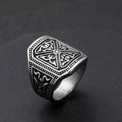 Dark Halloween Biker Ring — Stainless Steel Band