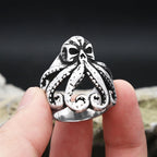 Octopus Skull Ring — Stainless Steel